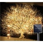 LED Outdoor Solar Lamp String Lights 100/200 LEDs Fairy Holiday Christmas Party  Solar Garden Waterproof