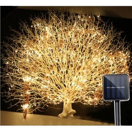 LED Outdoor Solar Lamp String Lights 100/200 LEDs Fairy Holiday Christmas Party  Solar Garden Waterproof